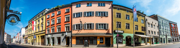 Bauen in Rosenheim – historische Altbauten in der Innenstadt